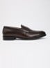 Wide Fit Skylers loafer van leer - Bruin