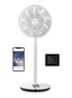 Whisper Flex Smart verstelbare vloerventilator met batterij, 88 cm  - Wit