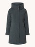 Eline parka met ritszakken en waterafstotende coating - Olijfgroen
