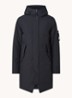 Gunter gewatteerde jas met capuchon - Donkerblauw