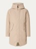Gunter gewatteerde jas met capuchon - Beige