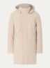 Janne gewatteerde parka met klepzakken - Donkerbeige