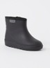 Regenlaars met teddy voering - Zwart
