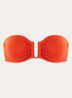 Bandeau bikinitop - Oranjerood