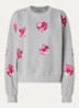 Itro sweater met pailletten en strass - Grijs