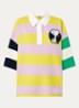 Jice polo met front- en backprint - Geel