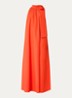Maxi jurk met print - Oranjerood