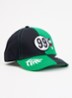 Pet met borduring - Groen
