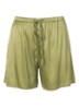 Ida pyjamashorts van satijn - Groen