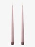 LED-kaars 30 cm set van 2 - Roze