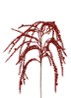 Spray kersttak 75 cm - Rood
