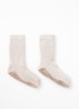 Huissokken in katoenblend met anti-slip 2-pack - Donkerbeige