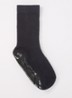 Huissokken in katoenblend met anti-slip 2-pack - Donkerblauw