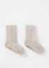 Huissokken in katoenblend met anti-slip - Beige