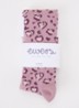 Maillot in katoenblend met panterprint - Lila