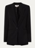 Blazer met paspelzakken en stretch - Zwart
