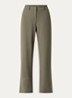 High waist flared fit broek met steekzakken - Zand