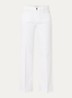 High waist flared fit chino met steekzakken - Gebroken wit