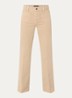 High waist flared fit chino met steekzakken - Beige
