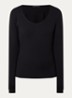Longsleeve met ronde hals - Zwart