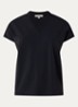 Noos T-shirt met V-hals - Zwart