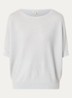 Pullover met lurex en boothals - Grijsmele
