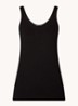 Singlet met stretch - Zwart