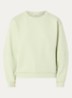 Sweater met ronde hals - Lindegroen