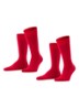 Happy sokken in katoenblend in 2-pack - Donkerrood