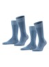 Happy sokken in katoenblend in 2-pack - Middenblauw