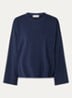 Longsleeve met ronde hals - Donkerblauw