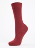 Softmerino sokken in scheerwolblend - Steenrood