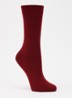 Softmerino sokken in wolblend - Steenrood