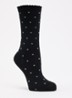Spike Dot sokken met stippenprint - Zwart