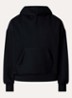 AS25 hoodie met flock logoprint - Zwart