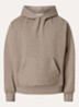 AS25 hoodie met flock logoprint - Lichtbruin