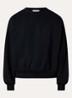 AS25 sweater met flock logoprint - Zwart
