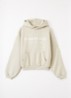 Hoodie met logoprint - Lindegroen