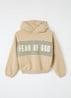 Hoodie met logoprint - Beige