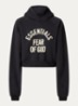 Hoodie met logoprint - Antraciet