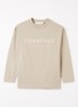 Longsleeve met logoprint - Khaki