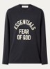 Longsleeve met logoprint - Antraciet
