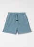 Loose fit korte joggingbroek met logo - Zeegroen