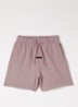 Loose fit korte joggingbroek met logo - Oudroze