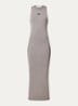 Maxi jurk met racerback - Taupe