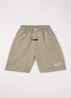 Straight fit korte joggingbroek met logo - Khaki