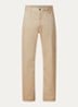 Straight leg jeans met gekleurde wassing - Beige