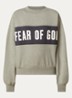 Sweater met logo- en backprint - Grijsmele