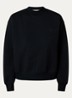Sweater met logo en ronde hals - Zwart
