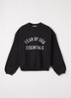 Sweater met logoprint - Zwart